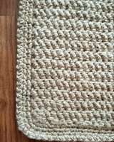 Придверный коврик из джута