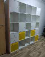 Стеллаж IKEA Белый аналог 25(5х5) ячеек Москва