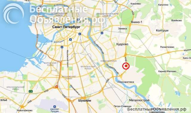 Земельный участок вдоль КАД Новосаратовка