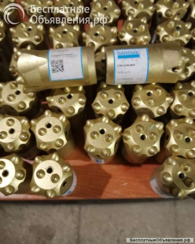 Коронка буровая Митцубиси 41х25 (Mitsubishi Т25Р41ВВВ06Z), Коронка Sandvik 40х25, Atlas Copco 41х25