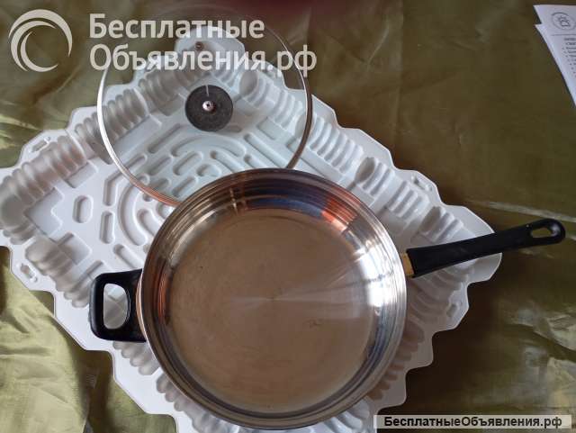 Сковорода с крышкой прозрачной