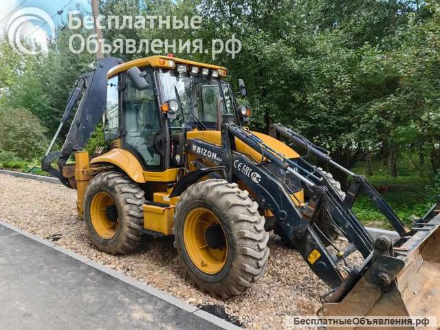 Экскаватор-погрузчик Bizon 888 в лизинг. Химки.