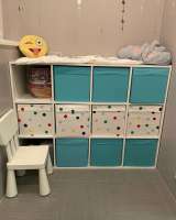 Стеллаж IKEA 12(4х3) ячеек белый аналог