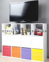 Стеллаж IKEA 12(4х3) ячеек белый аналог