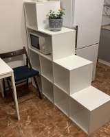 Стеллаж 10(4-3-2-1) секций лесенка IKEA аналог Мск