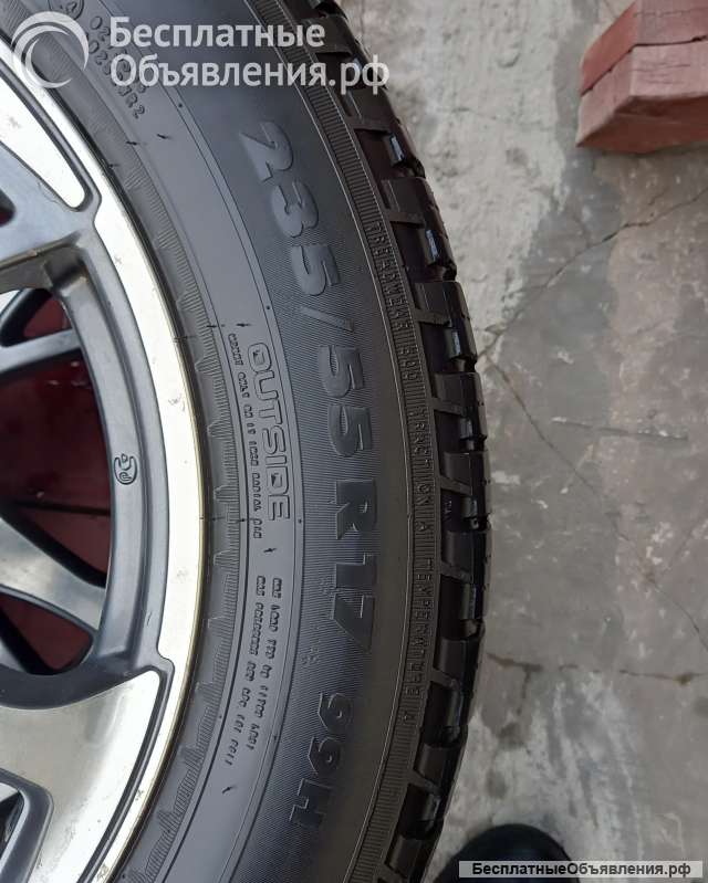 Шины на литых дисках