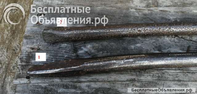 Лом строительный СССР D30мм L1540мм, D28мм L1350мм