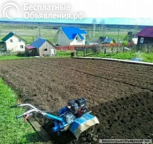 Вспашка земельных участков, покос травы