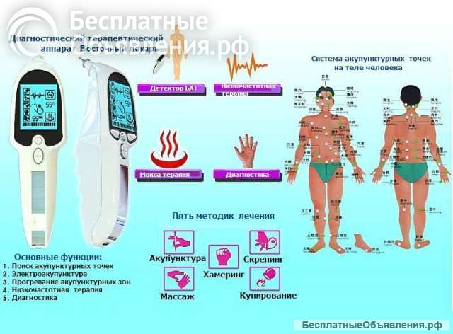 Аппарат для электропунктуры иглотерапии Восточный лекарь