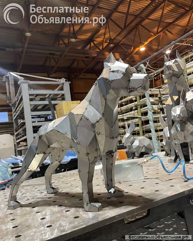 Набор конструктор животных из металла