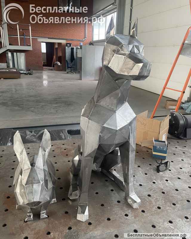 Набор конструктор животных из металла