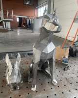 Набор конструктор животных из металла