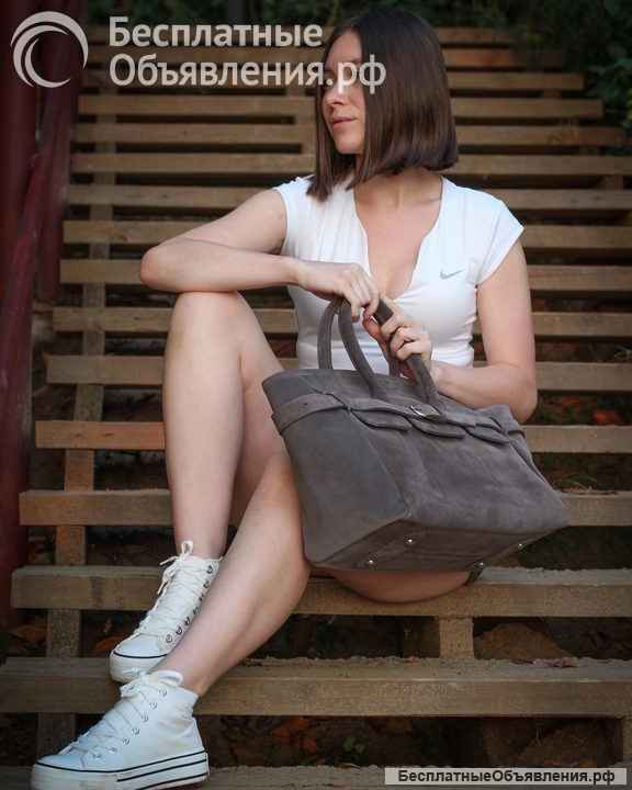 Оптовый пошив сумок и рюкзаков из кожи и замши