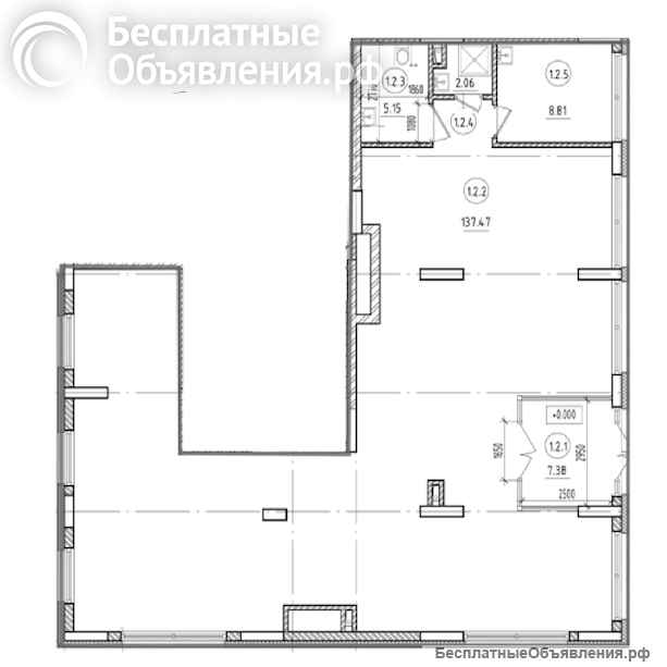 Нежилого помещения 160,87 м2