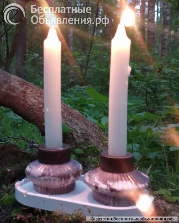 Свечи. Подсвечники кашпо.