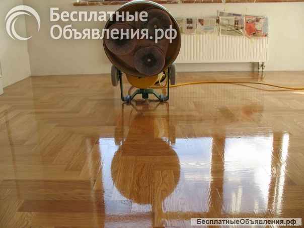 Циклёвка, шлифовка, лакировка паркета