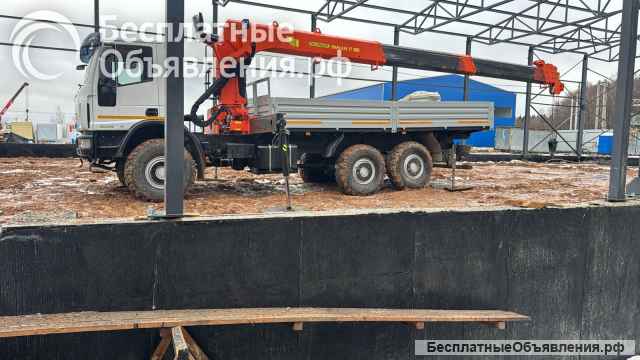 Услуги КМУ вездеход 6x6 стрела 7.2 т, 19 м, борт 6.2м, 10тн