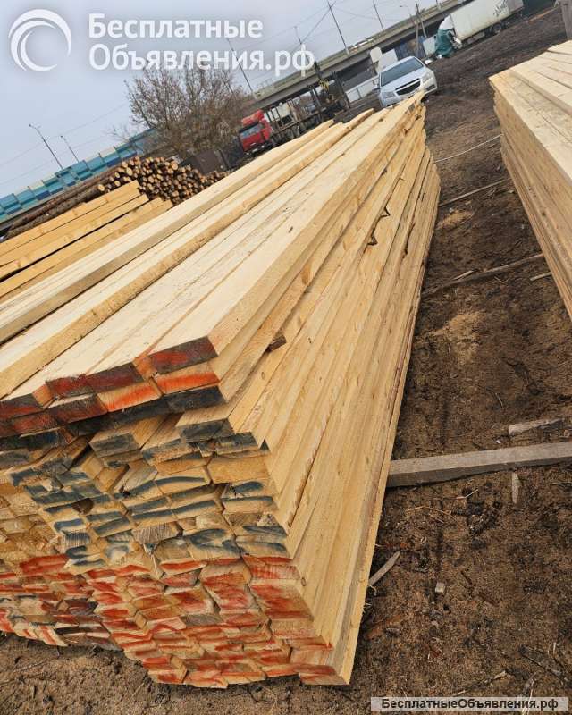 Доска обрезная Сорт 1/2 из Сухостоя 50х150х6000