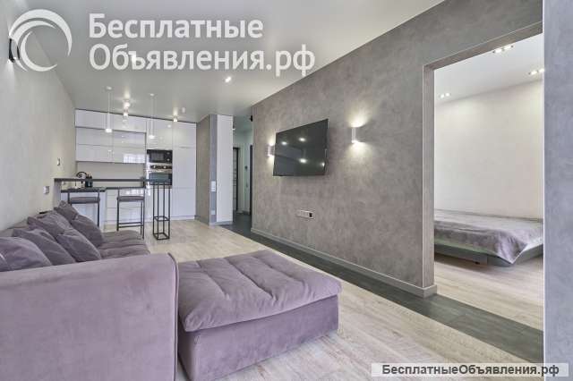 Евродвушка в центре Томска с дизайнерским ремонтом