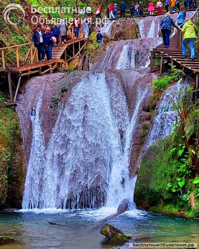 Джип-туры из Лоо на 33 водопада с кавказским застольем