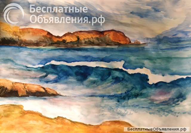 Картина море 84 х 59 см