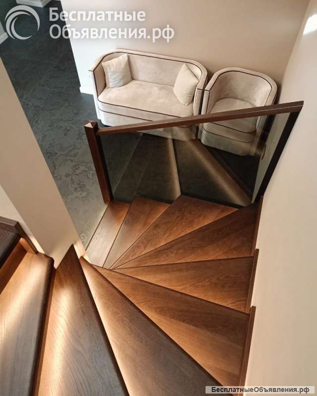 Лестница из дуба, бука или ясеня