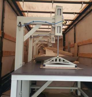 Пресс для обивки обп-145, пневматический