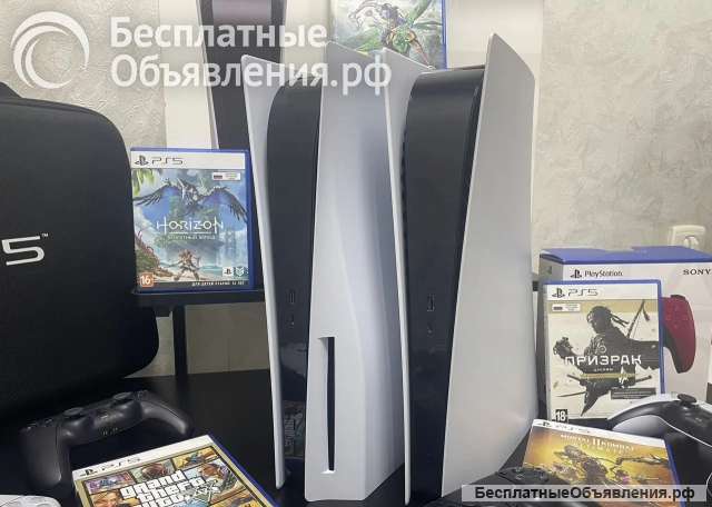 Sony playstation 5 с дисководом +игры +подписка