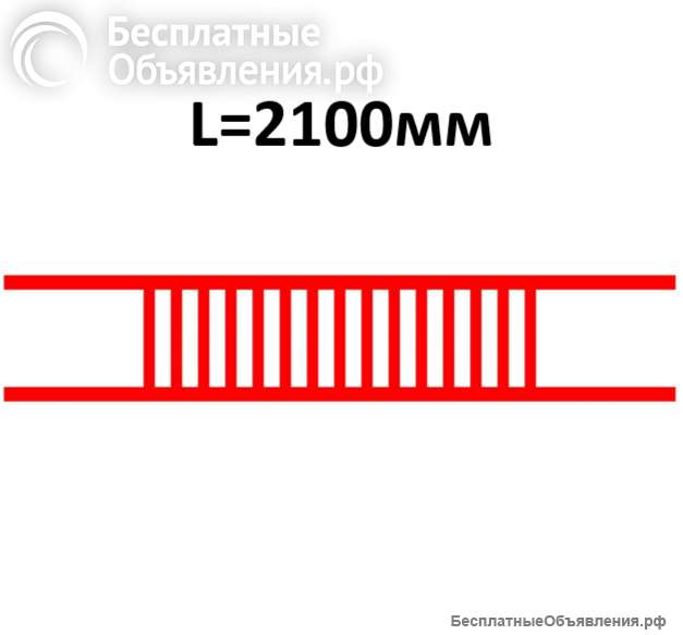 Барьер съемный двойной трансформаторного отсека БКТПу (L=2100мм)