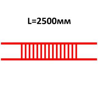 Барьер съемный двойной трансформаторного отсека БКТПу (L=2500мм)