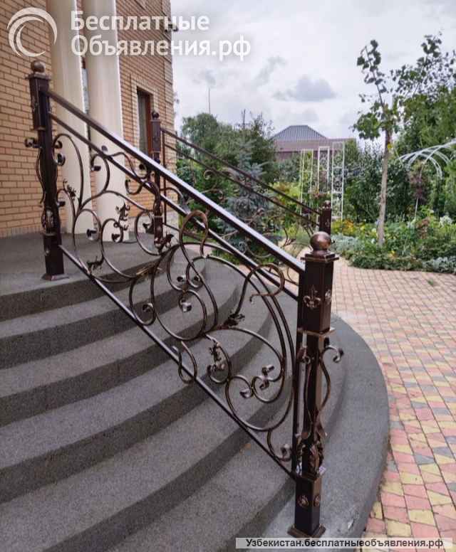 Изготовление - решетки, перила, ограждения, навесы. + 998903244834 Ильдар