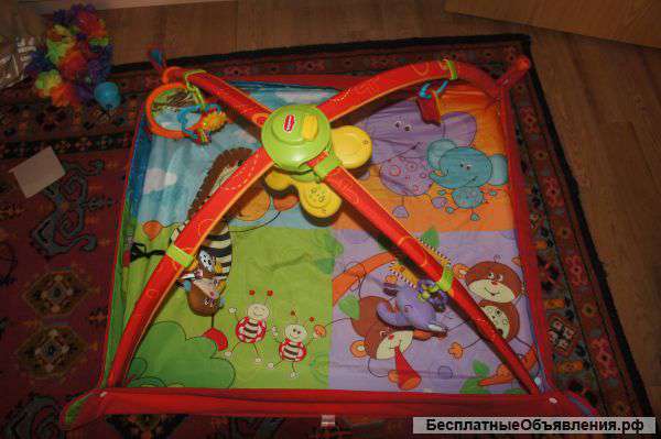 Развивающий коврик Tiny Love "Разноцветное сафари"