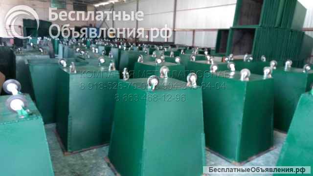 Контейнер 0,75 м3 с крышкой, на колёсах в Таганроге, Ростове-на-Дону, Краснодаре, Воронеже, Липецке