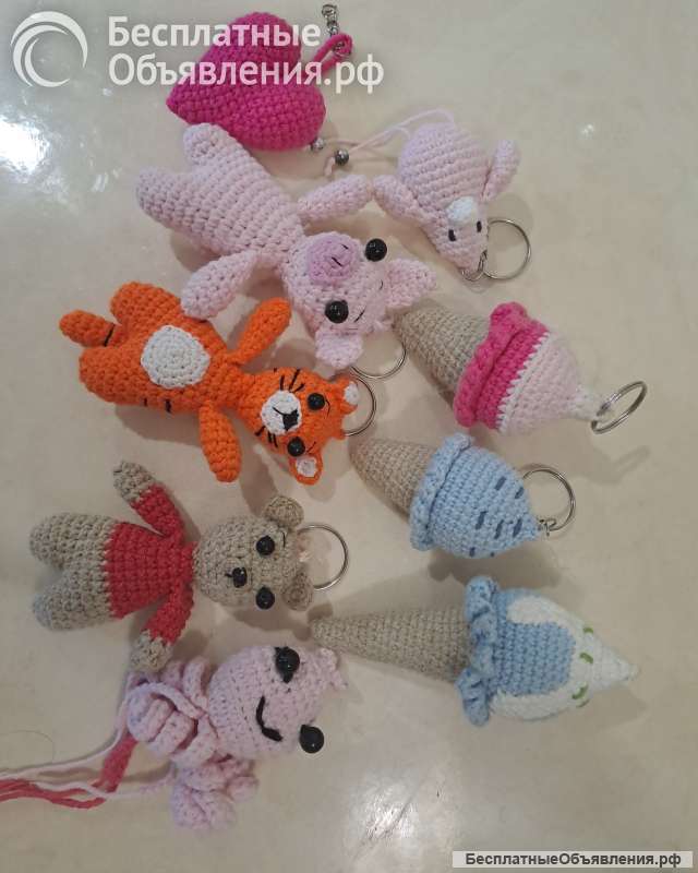 Вязаные игрушки ручной работы