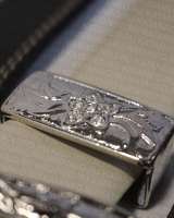 Комплект фурнитуры для ремня. Набор Пряжка + шлевка + наконечник