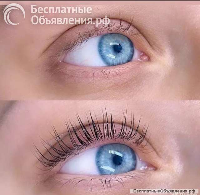 Ламинирование ресниц и бровей