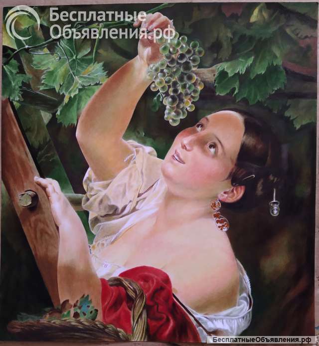 Копия картины Брюллова "Итальянский полдень"