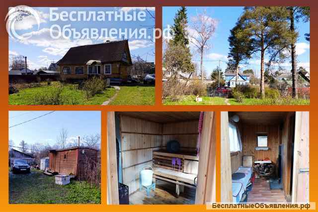 Жилой дом/ бревно/ коммуникации + 12с ИЖС, рядом ж/д Тайцы
