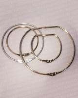 Кольца канцелярские разъемные. Кольца соединительные. Кольца для альбомов.