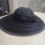 Шляпа женская чёрная, бу