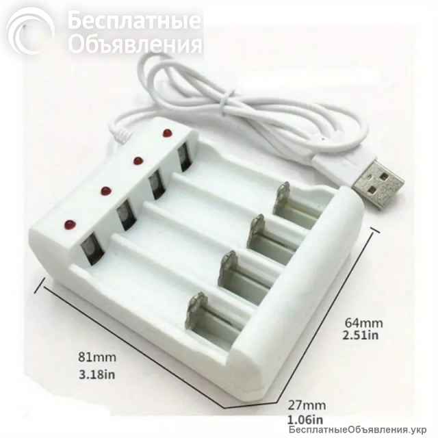 Быстрозарядное USB устройство для аккумуляторных батарей