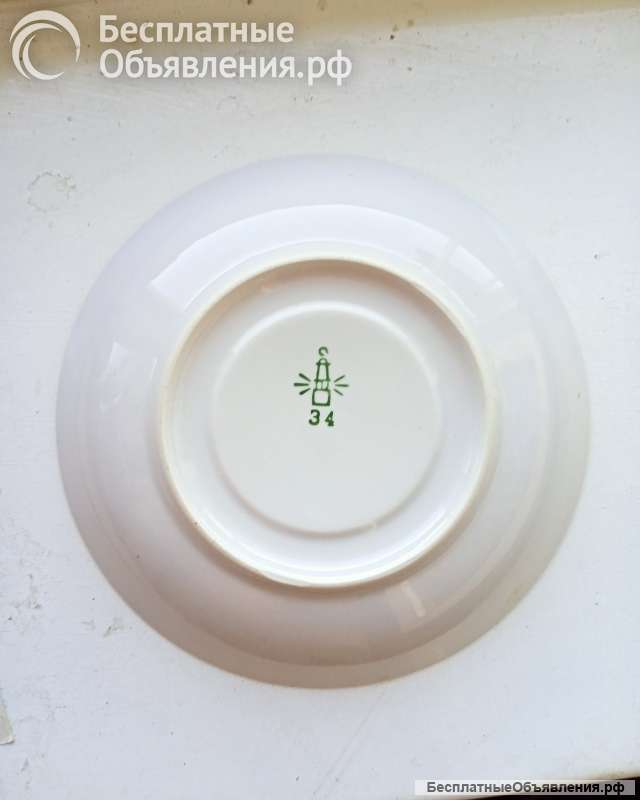 Блюдце СССР, Дружковский фарфоровый завод