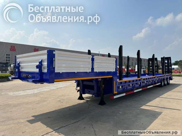 Полуприцеп-трал с трапами TONGYADA CTY9603TDPS низкорамный, 3-оси, новый