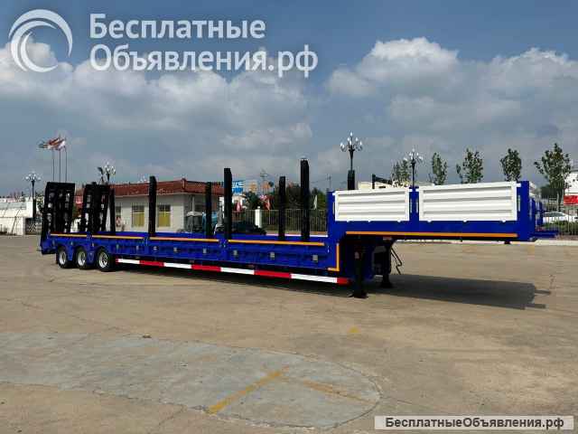 Полуприцеп-трал с трапами TONGYADA CTY9603TDPS низкорамный, 3-оси, новый