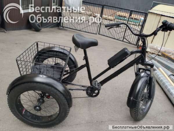 Трёхколёсный электро фэт байк