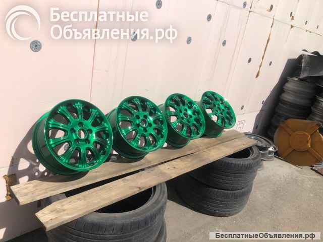 Порошковая покраска автомобильных дисков