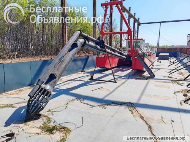 Земснаряд 2000 м3 в ч для очистки дна путем гидроразмыва