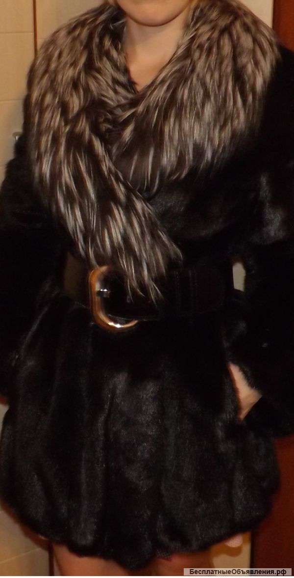 Норковая шубка. Современная модель