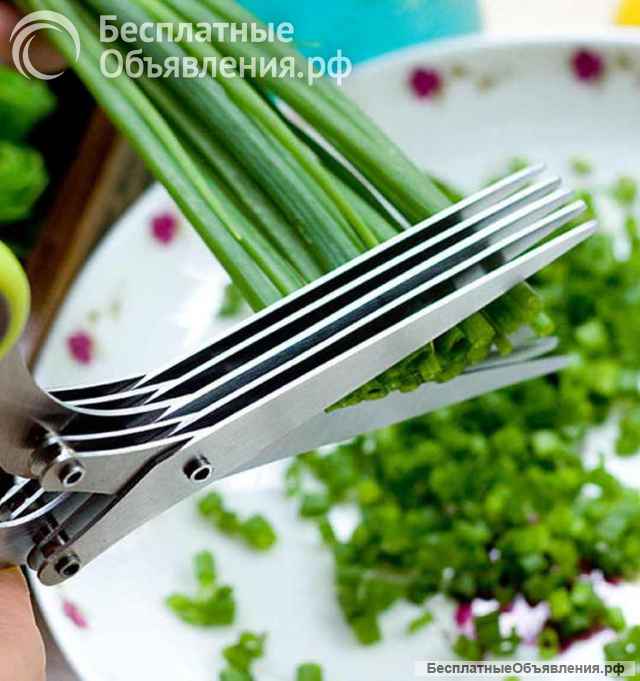 Ножницы для нарезки зелени, 5 лезвий