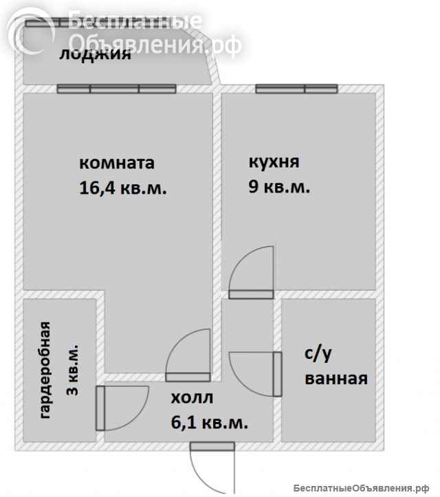 Квартира в Бутырском районе, хорошее состояние, 1 комната